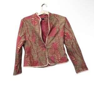 KHANGURA (L) Women's Pink and Brown Jacket